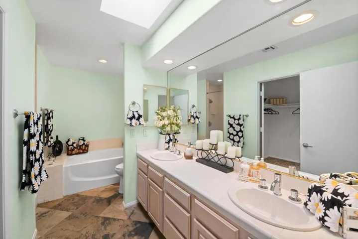 Primary Bath with Dual Sinks