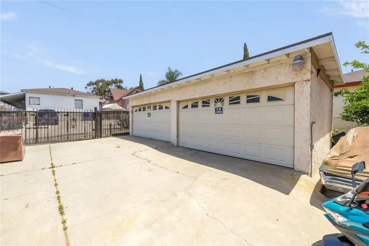 There are two, two car garages at 3723 East 5th Street!