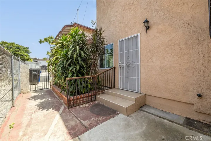 A seperate entrance into the family room of 3723 East 5th Street
