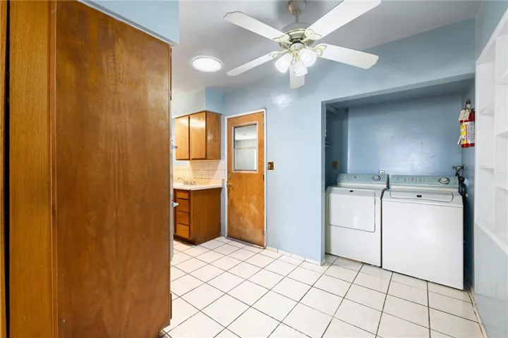 The interior laundry area of 3723 East 5th Street
