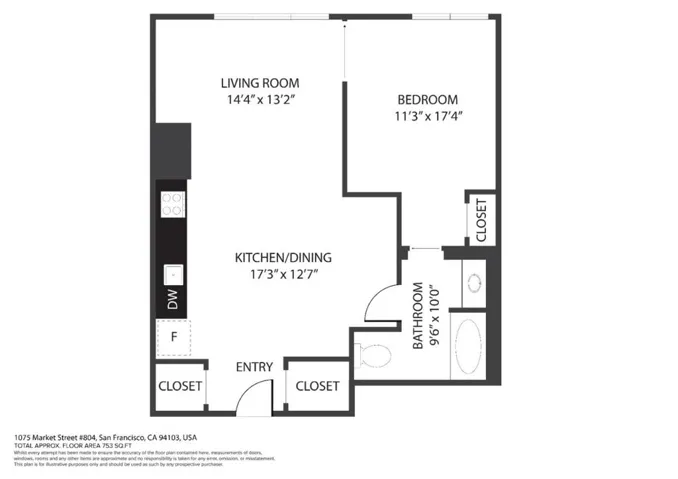 1075 Market Street 804, San Francisco, California 94103
