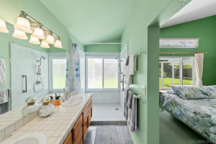 Newly replaced shower stall