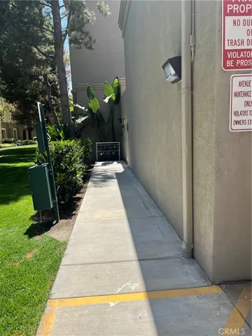 Lock box location, left side of the HOA building