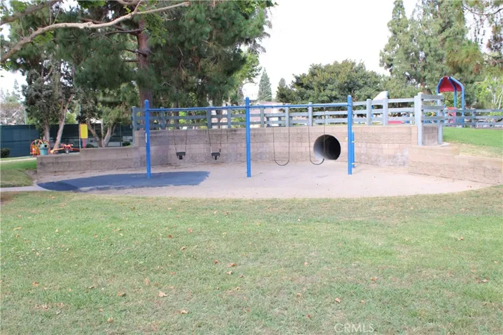 Kids swings at the park