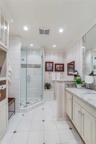 Upstairs second redesigned bathroom