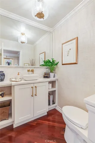 Downstairs upgraded powder room