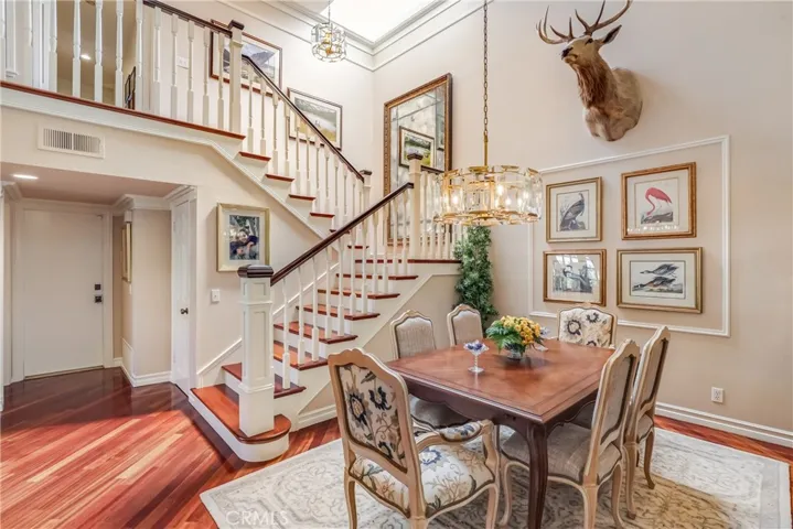 Dinning area and stairway