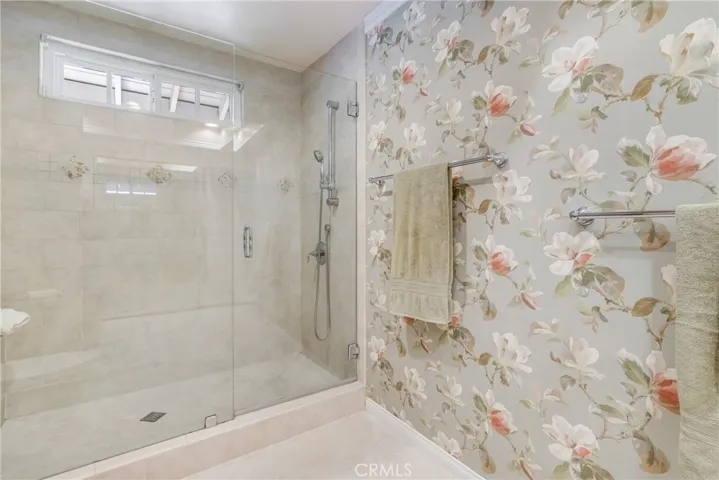 Enlarged shower