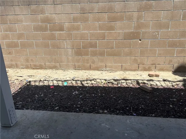 Outdoor patio area