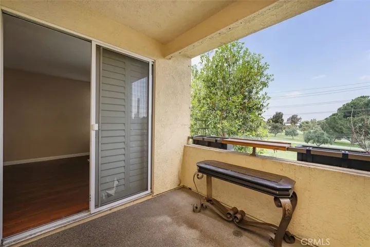 Private porch access from the living room master suite.