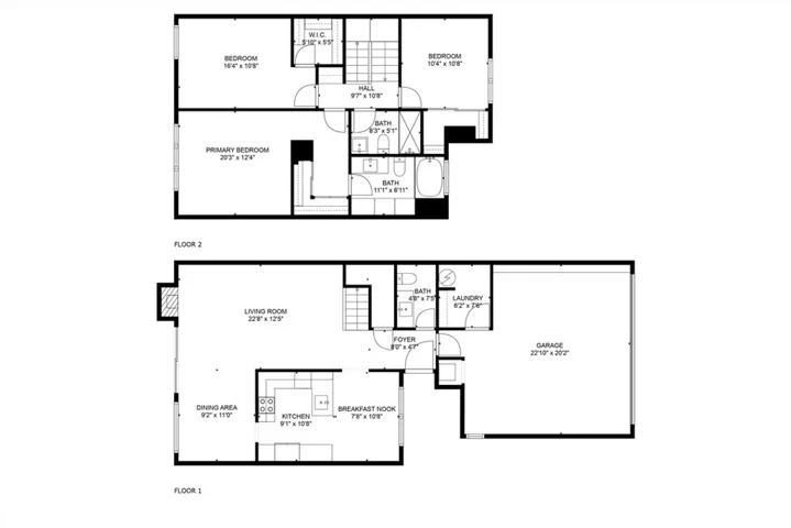 Two Story Floorplan