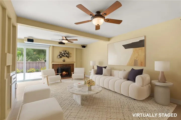 Living Room Staged