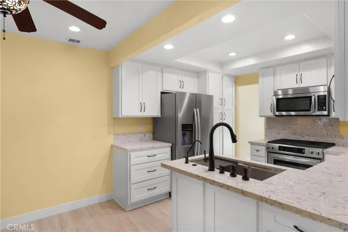 Stainless steel Refrigerator included