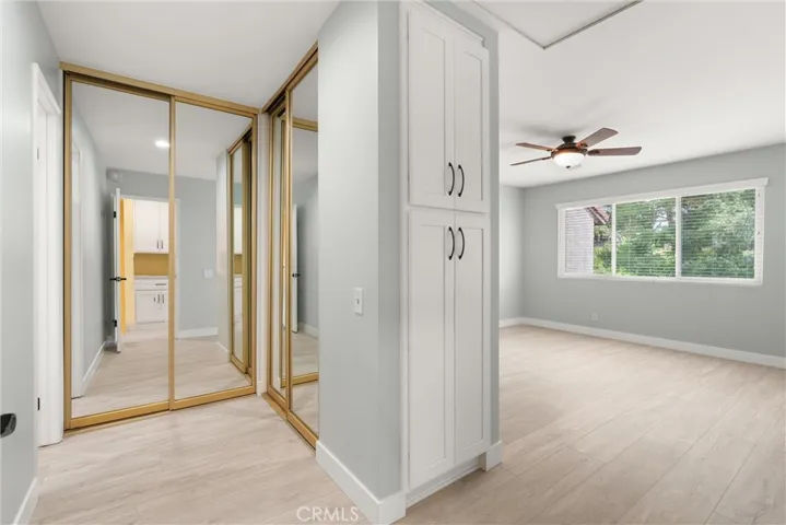 Two Closets in Master Bedroom