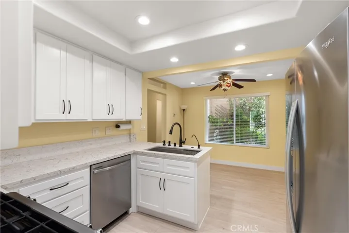 Kitchen opens to Dining Room
