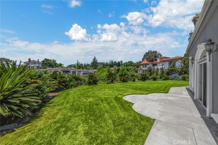 Backyard open from pool room