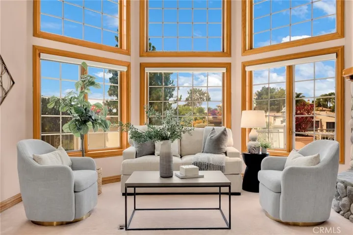Master bedroom sitting area