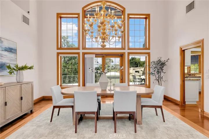 Formal living room with spatacular views