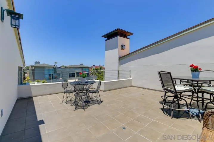 deck off the loft, views of the Coronado Bridge