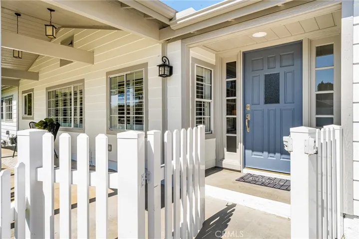 big private elevated front porch