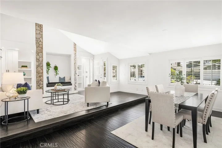 living room at the entrance of the home