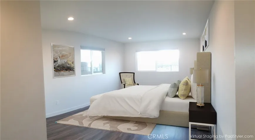 Bedroom #3, doenstairs, Vitually Staged