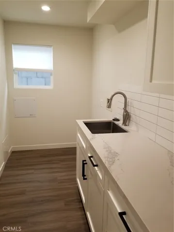 Laundry Room, deep sink, counter space and cabinet space