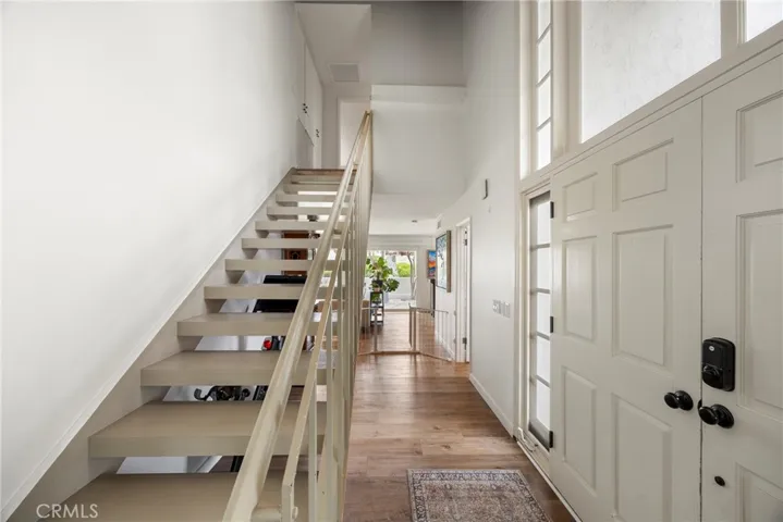 The view from the entry into the home.