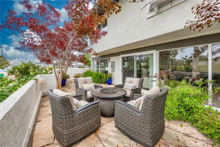 Another view of the wrap around back patio.