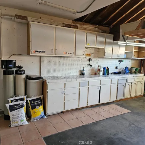 extra cabinets in garage; whole house water filtration system