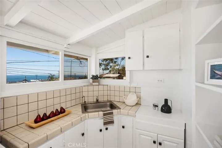 Ocean & Catalina Island Views from Kitchen