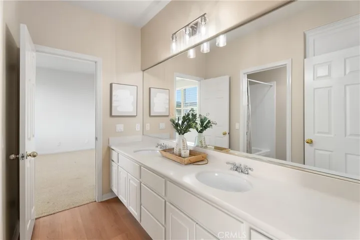 Jack and Jill Bathroom that is situated in between the secondary and third bedrooms