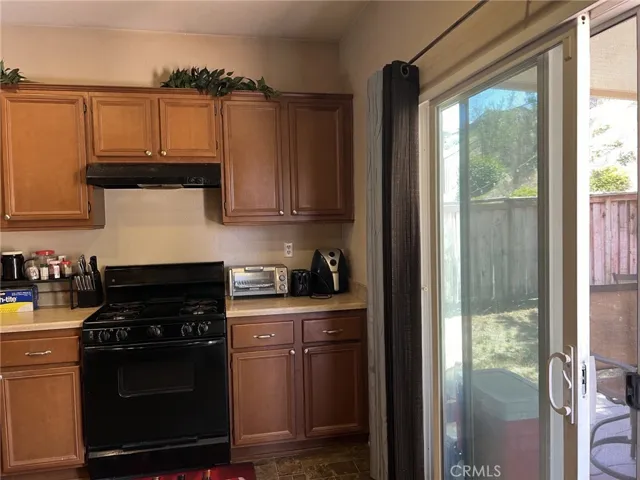Stove and Patio Door