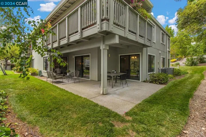 Expansive private patio