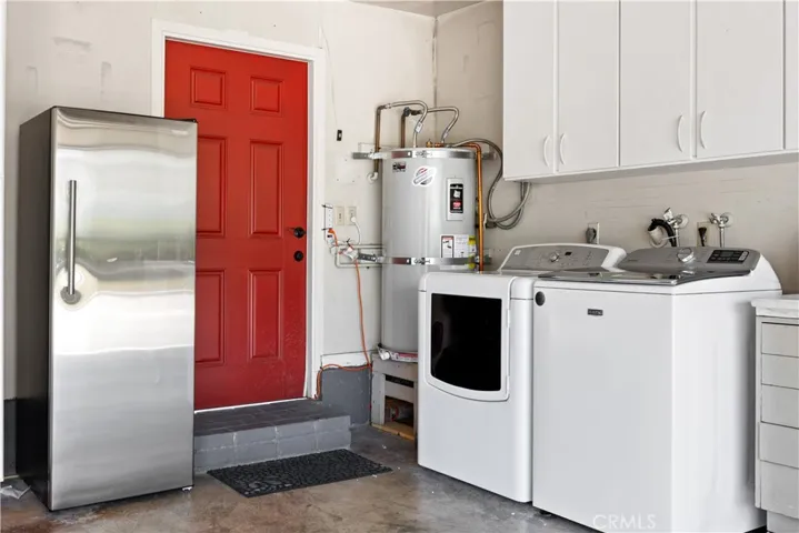 Washer & Dryer in garage
