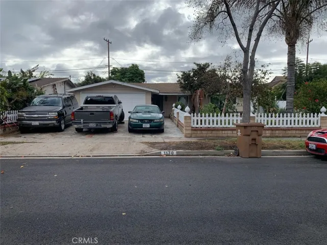 Front view of the house