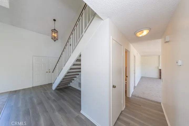 Entry and Hallway to Family Room