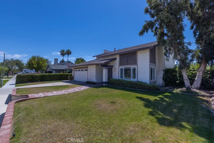 Large inviting front yard