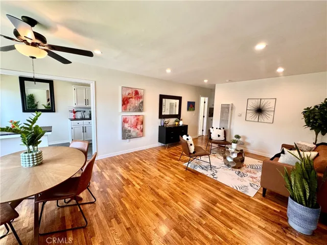 Beautiful cheery hardwood floors

