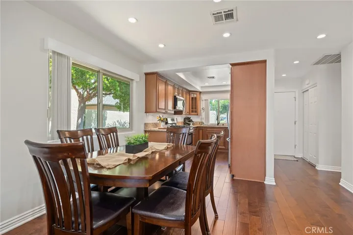 Dining looking to kitchen