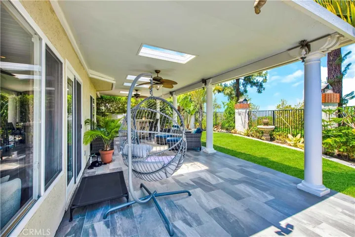 Covered patio