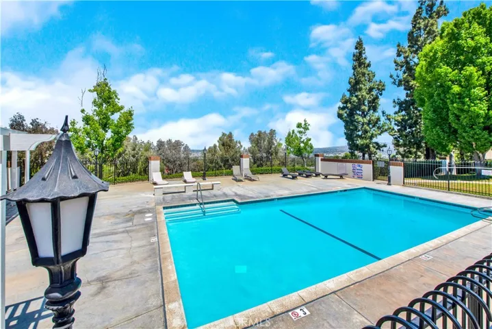 Large open pool area