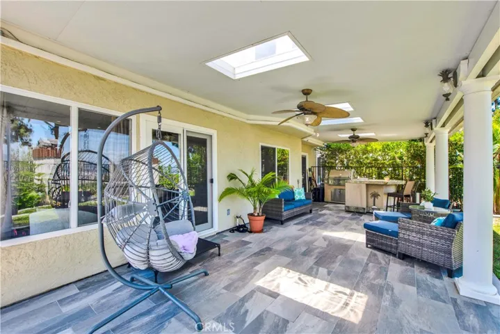 Two ceiling fans