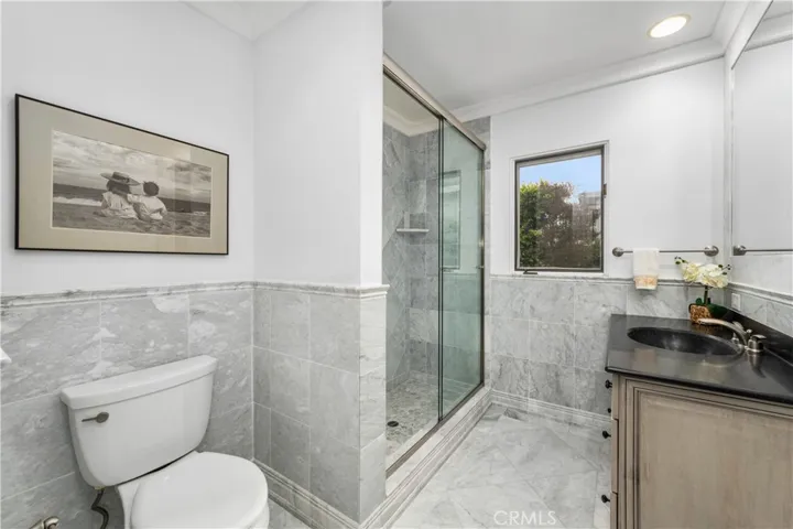 Full Bath with carrera marble view #1