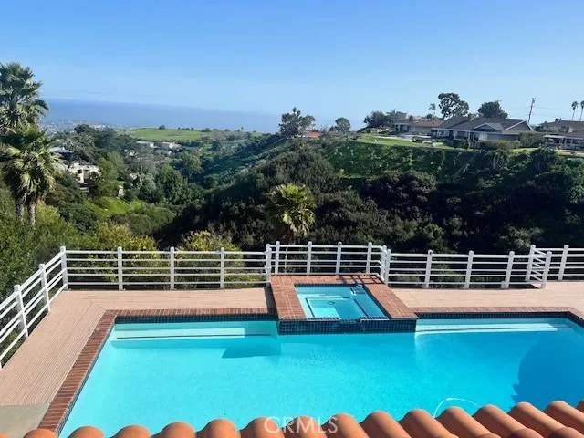 View of Canyon and Ocean from Pool