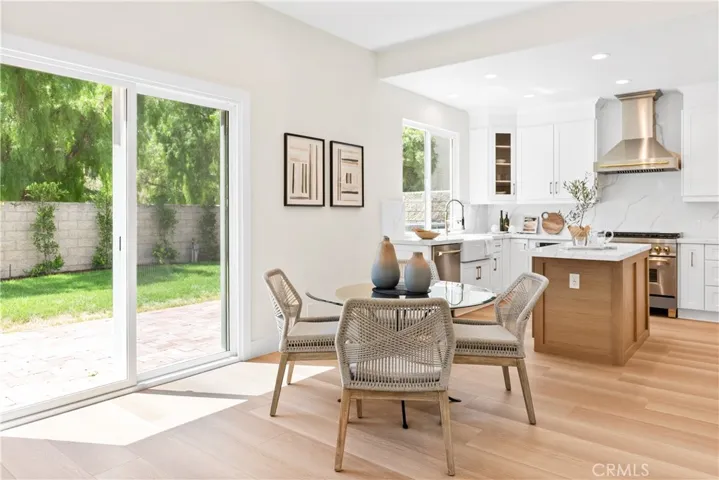 Open concept kitchen