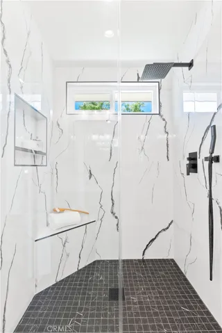 Master shower