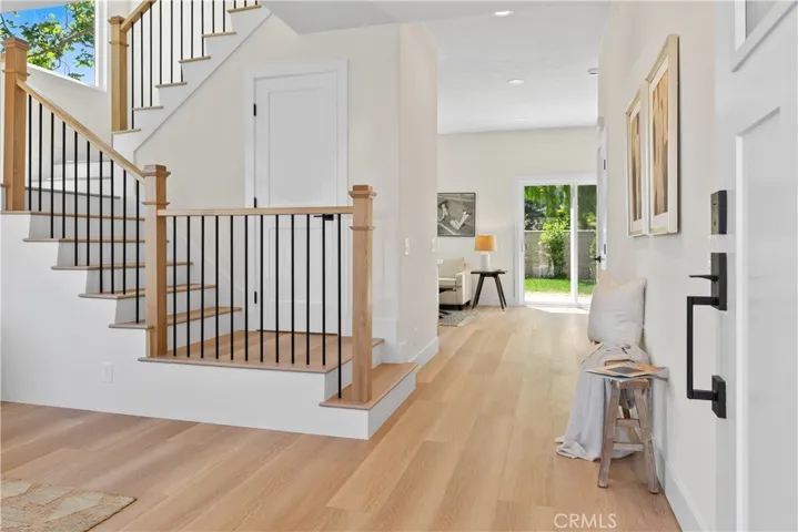 White oak staircase