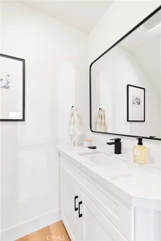 Downstairs powder room