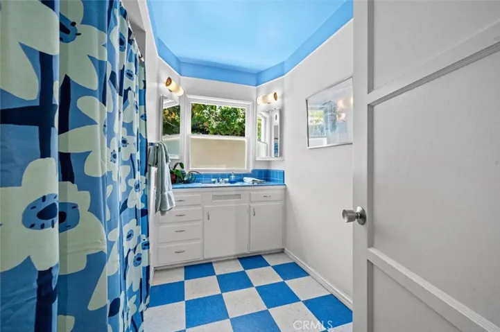 Original hall bath.